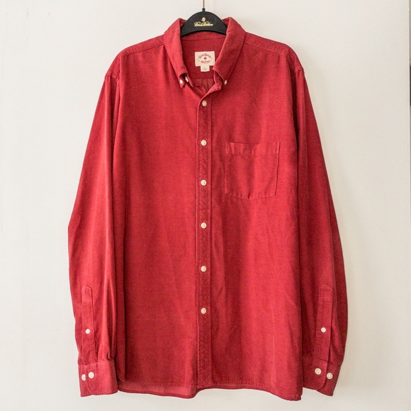 Brooks Brothers Other - Brooks Brothers | Red Corduroy Button Down Shirt
